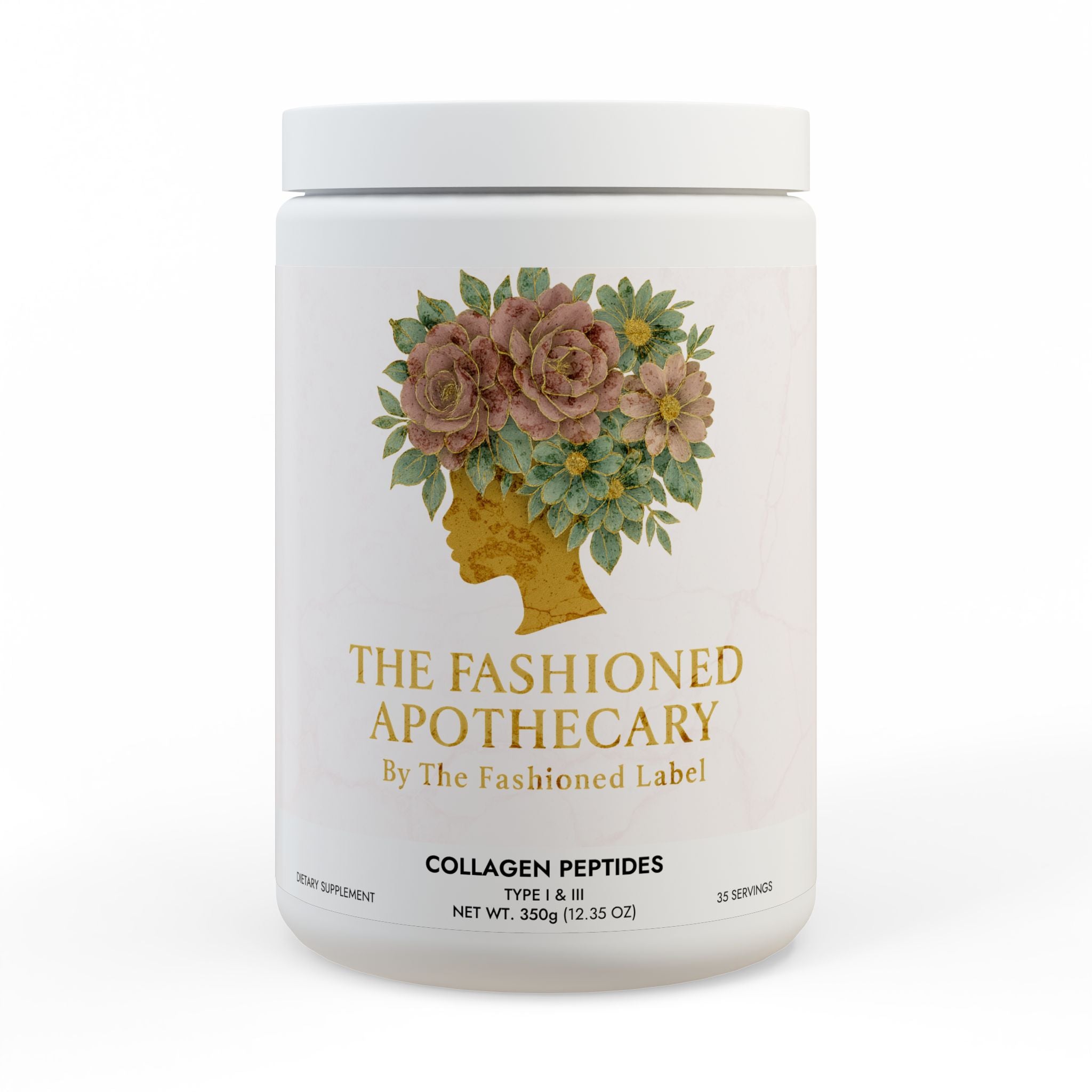 Collagen Peptides Type I & III Supplement (350g, 12.3oz)