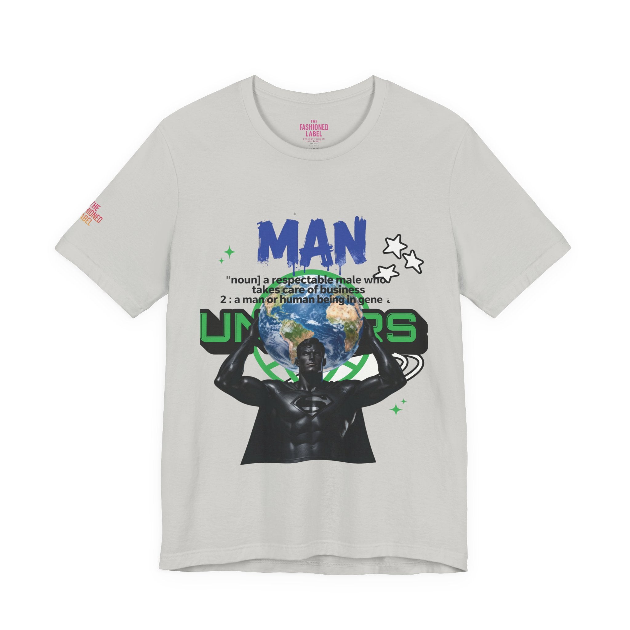 T-Shirt All Man, World on His Shoulders Trend Gift