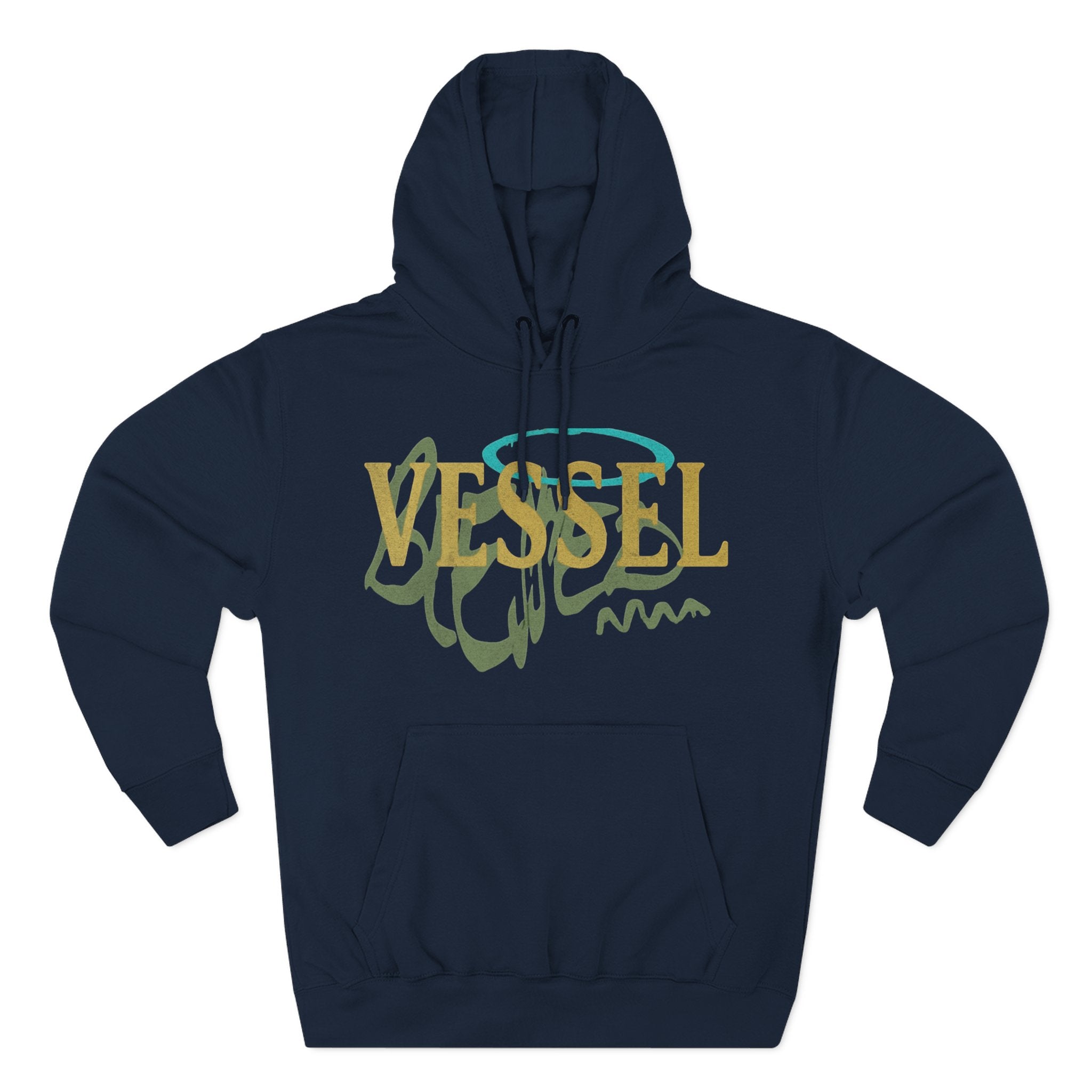 Vessel, Inspirational Three-Panel Fleece Hoodie -