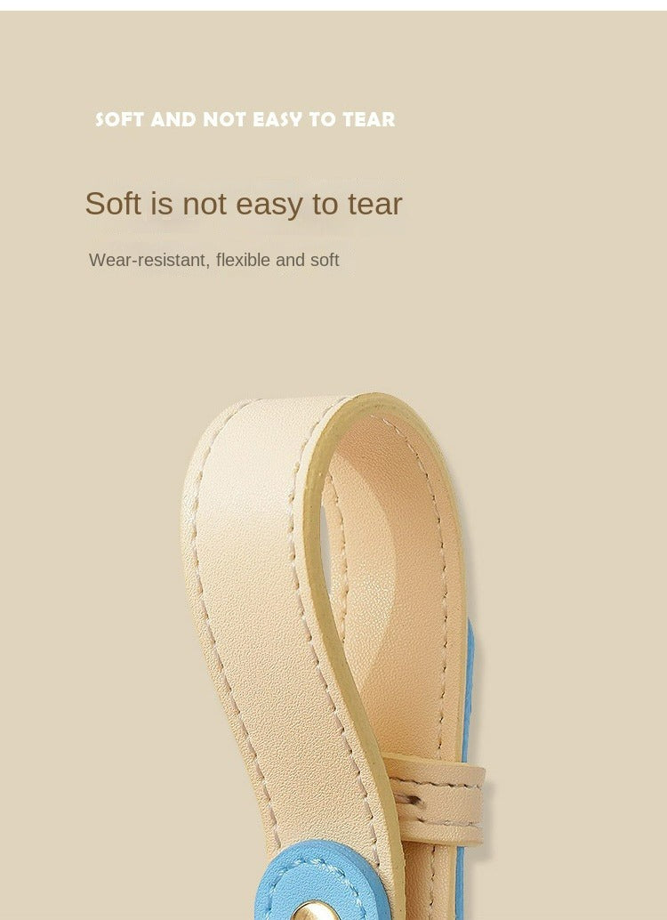 Genuine leather colorful pet collars 8/13 in neck
