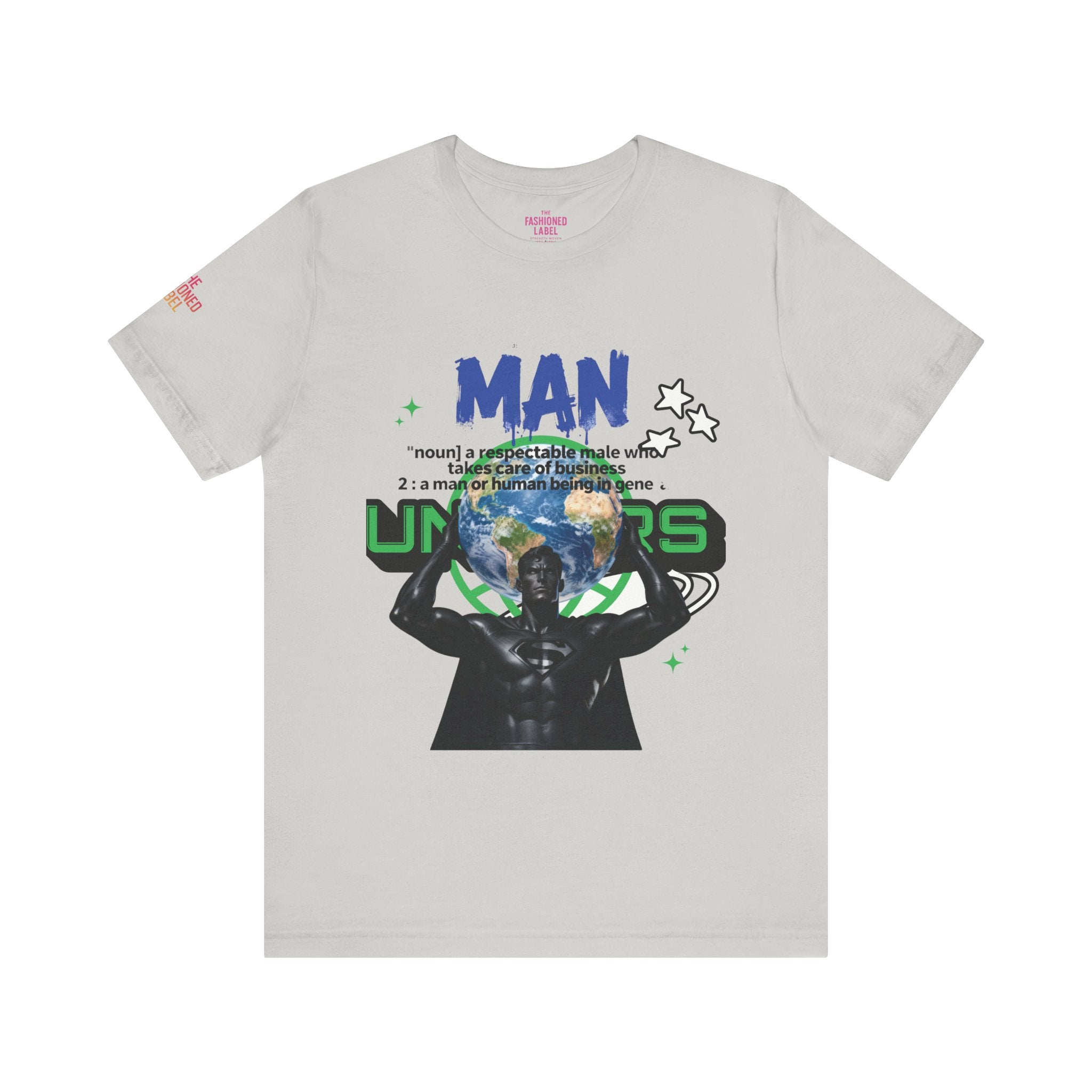 T-Shirt All Man, World on His Shoulders Trend Gift