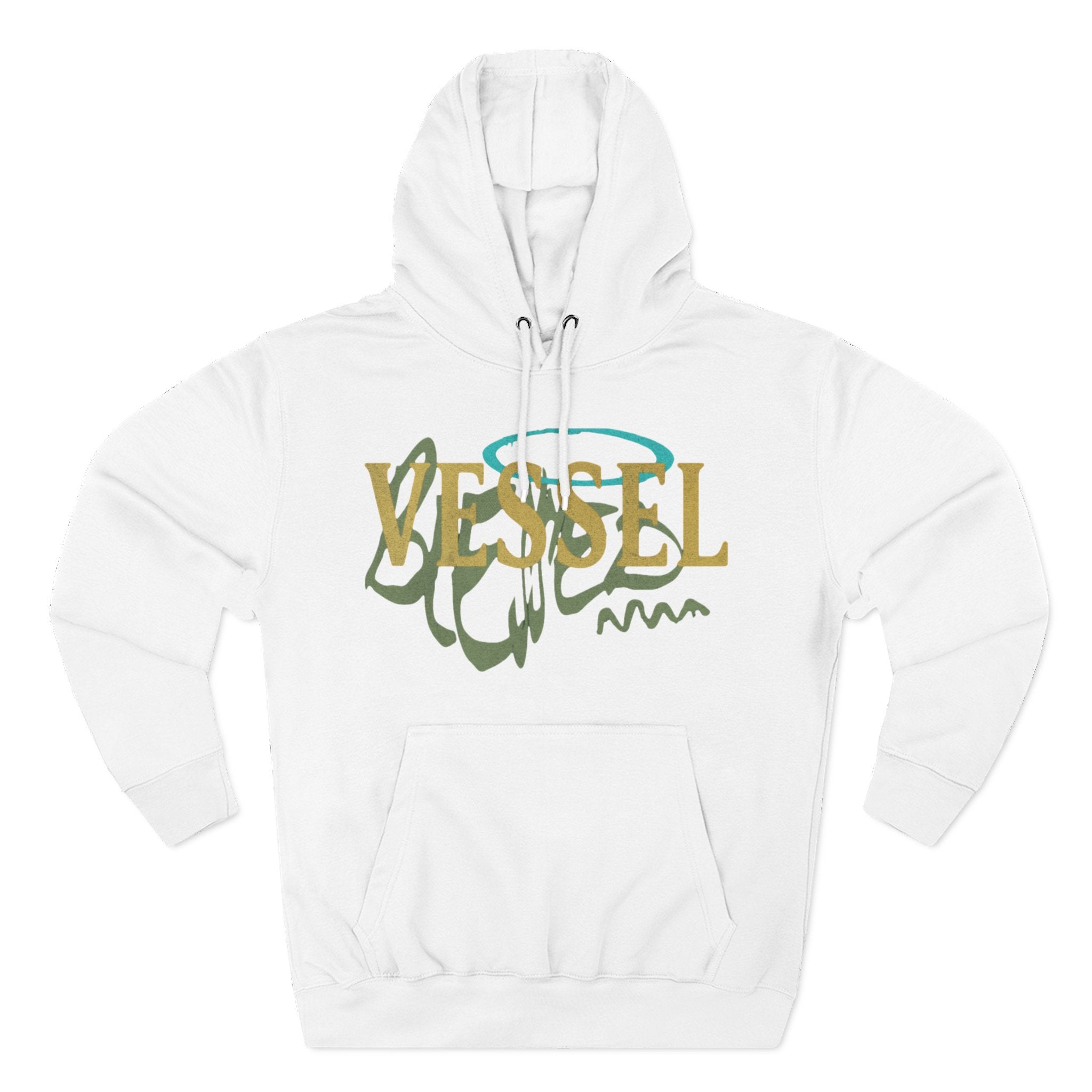 Vessel, Inspirational Three-Panel Fleece Hoodie -