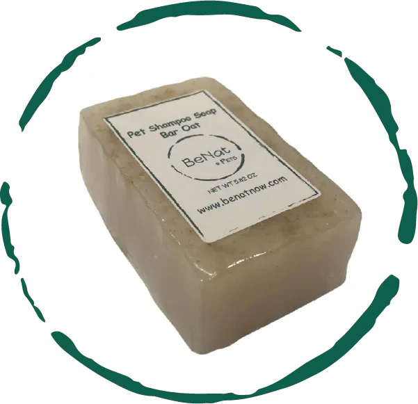 BeNat Pets. All-Natural Pet Shampoo Bar. Oat. 5.8 oz. BeNat