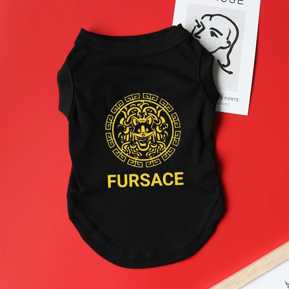 Fur black tee 13-14inch neck