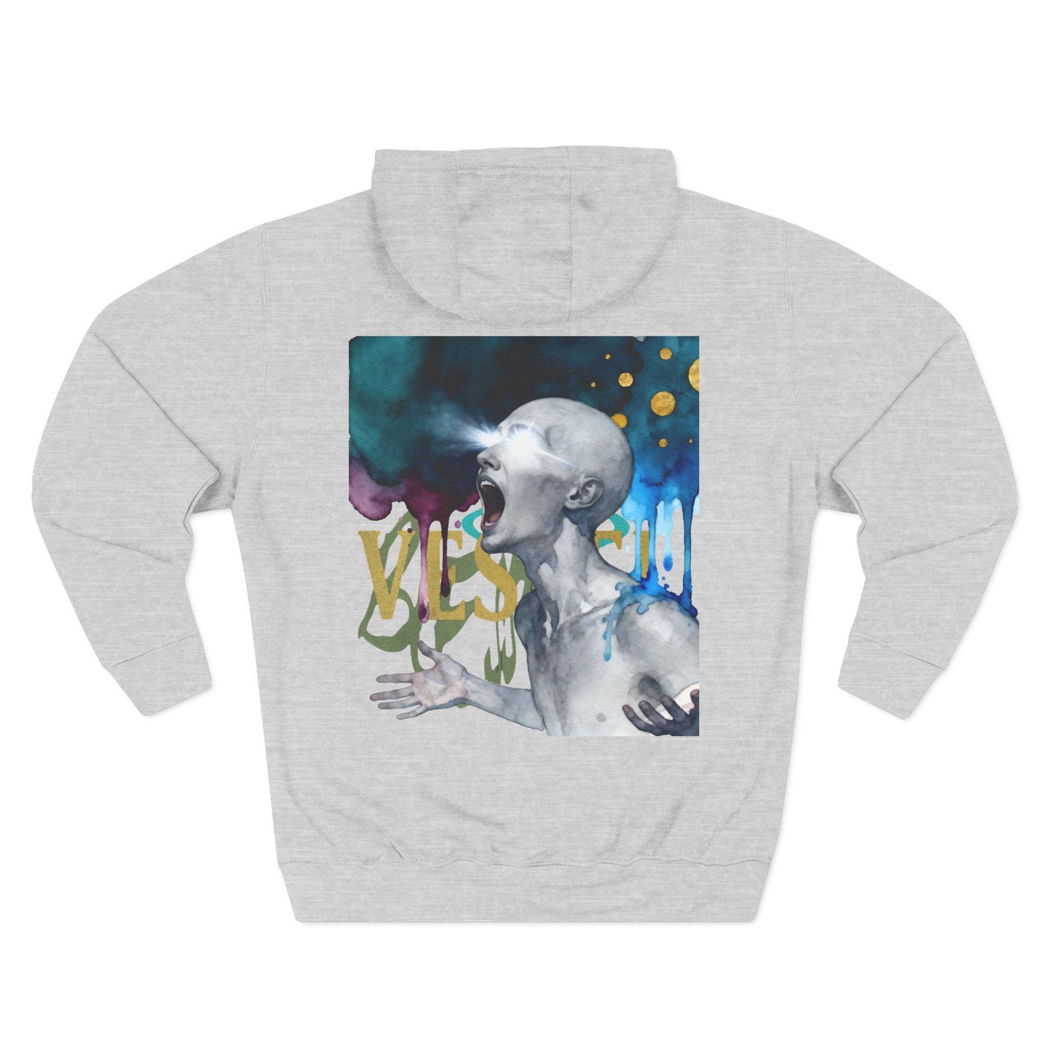 Vessel, Inspirational Three-Panel Fleece Hoodie -