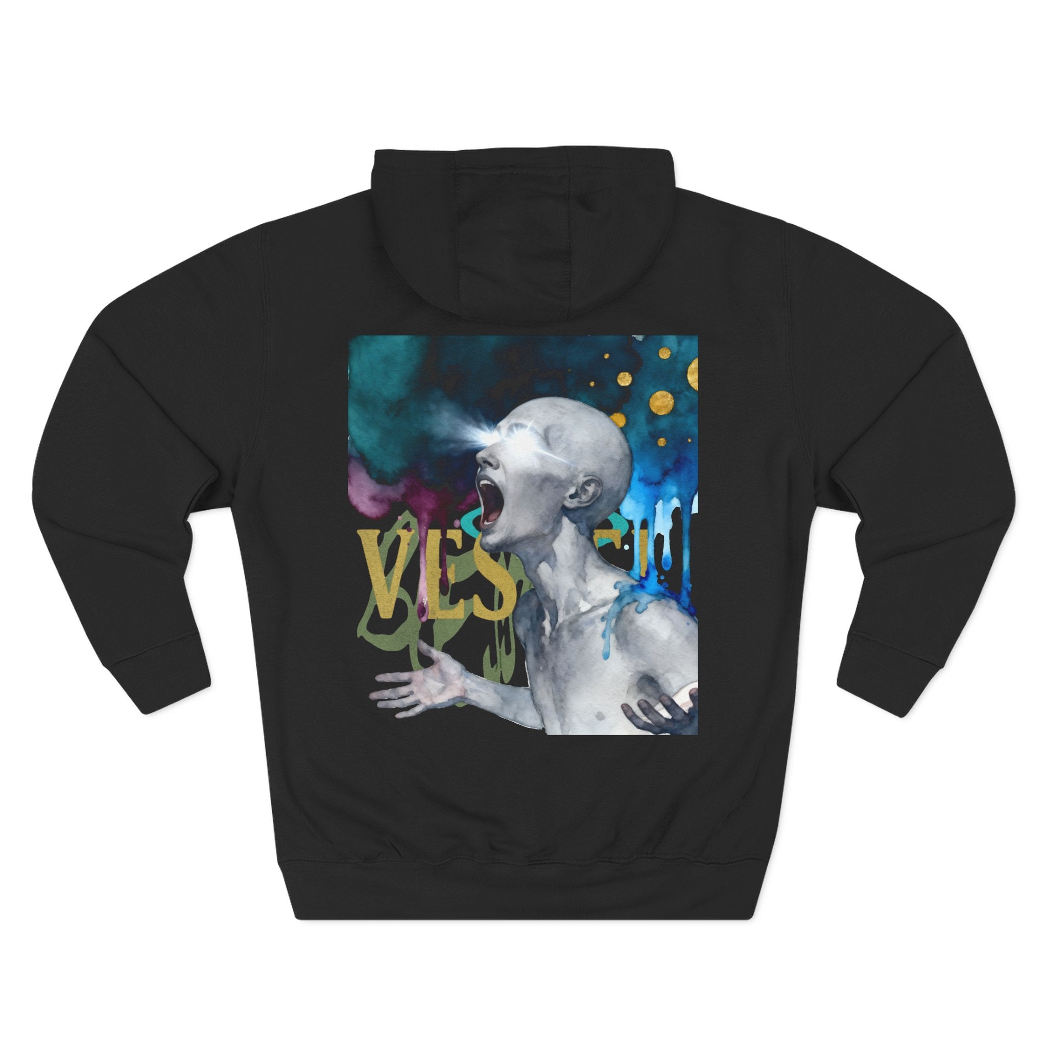 Vessel, Inspirational Three-Panel Fleece Hoodie -