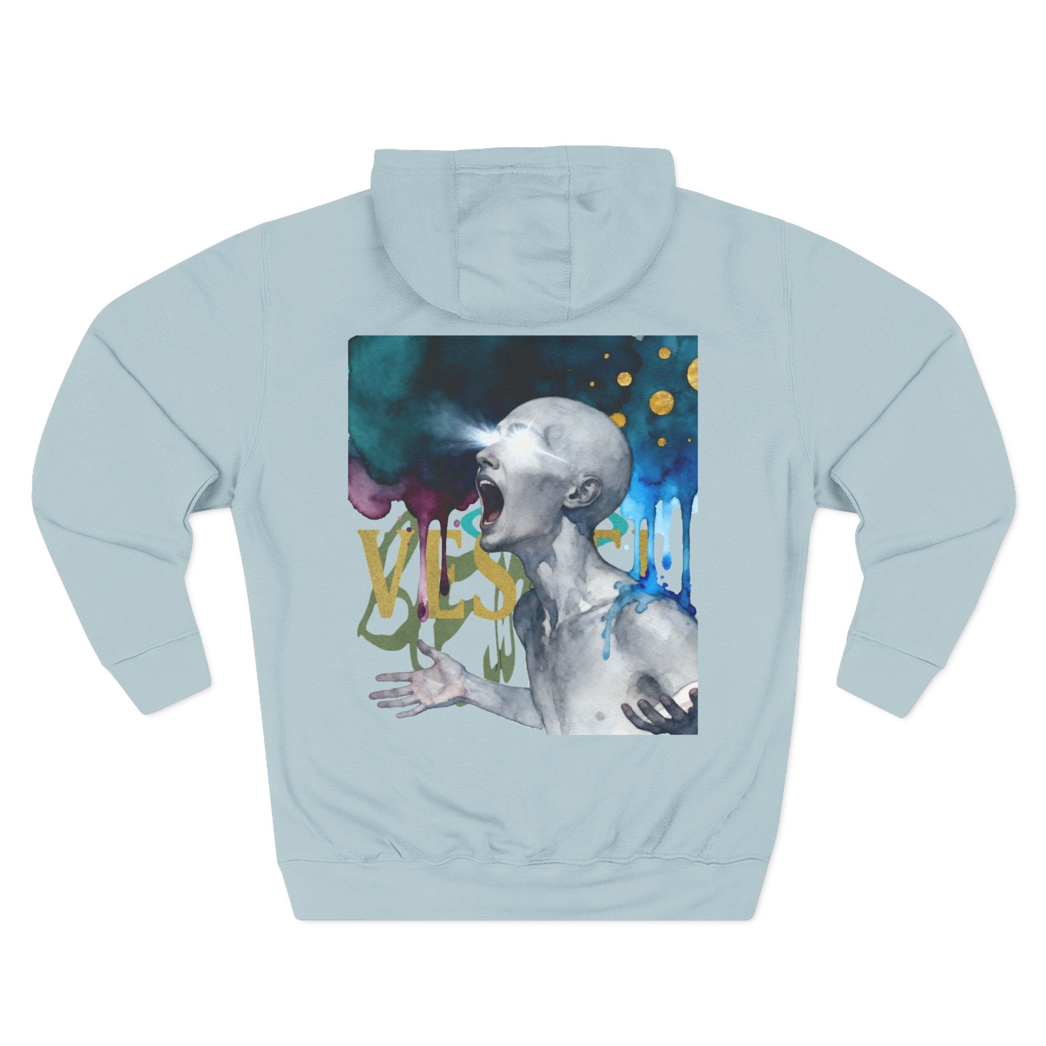 Vessel, Inspirational Three-Panel Fleece Hoodie -