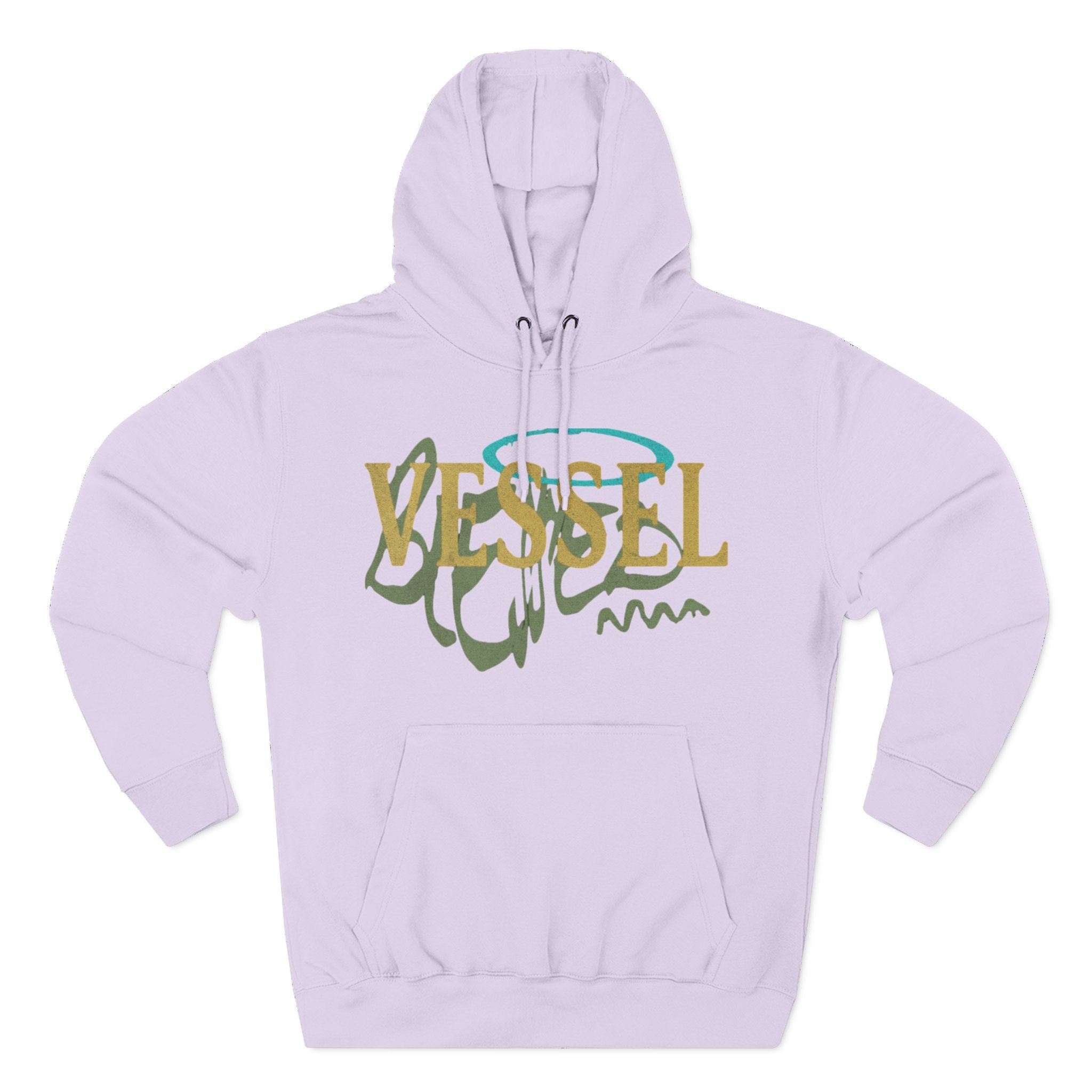 Vessel, Inspirational Three-Panel Fleece Hoodie -