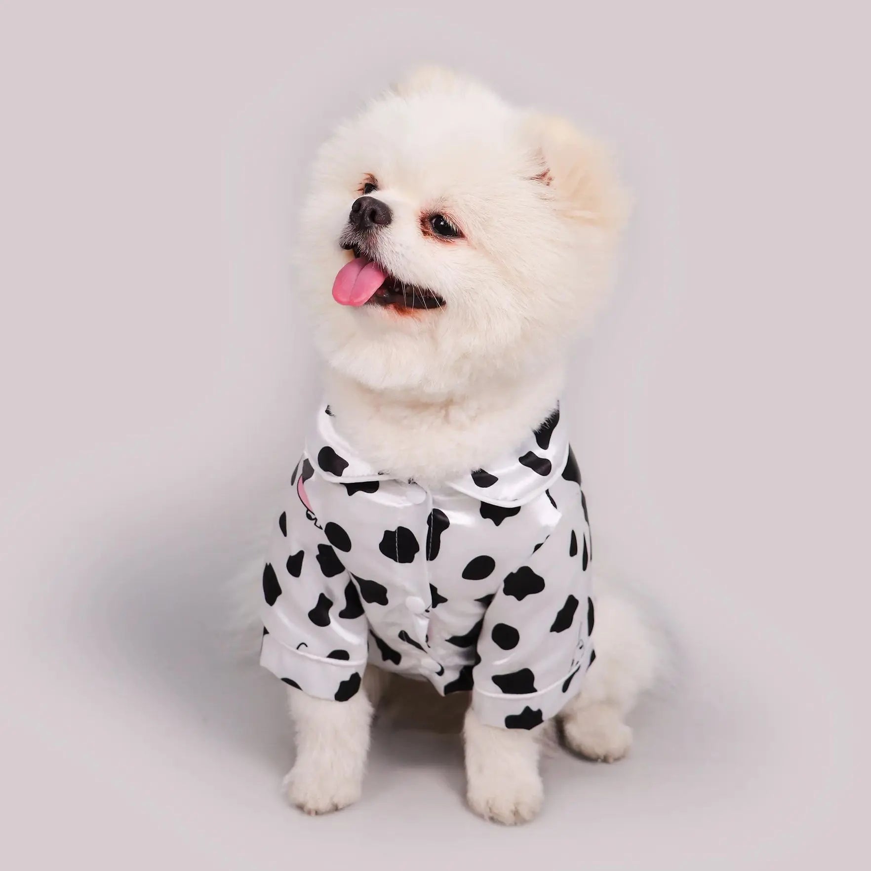 Pet Dog pajamas Clothes - Cute Adorable Leopard & Bee & Cow Print, Lightweight Cozy Soft Homewear Outfit Pet Wear Clothes Fashioned Furbabies