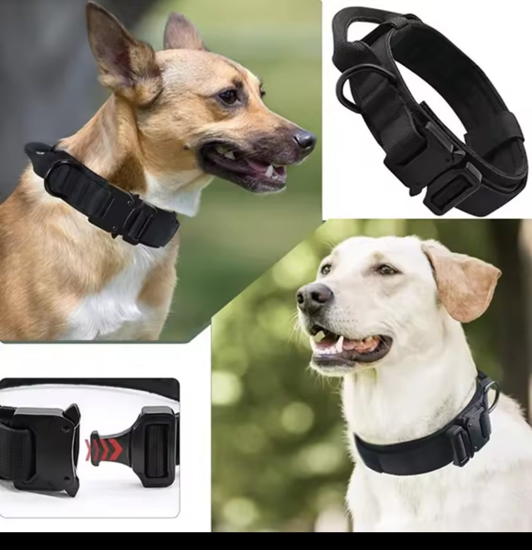 Dog Collar Tactical Xl aprox 70/90lbs