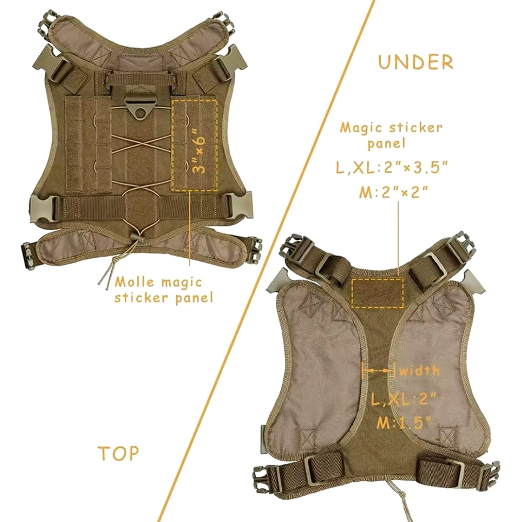 Tactical Dog Harness Xl aprox 98 to 130lbs
