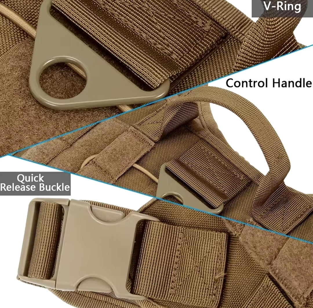Tactical Dog Harness Xl aprox 98 to 130lbs
