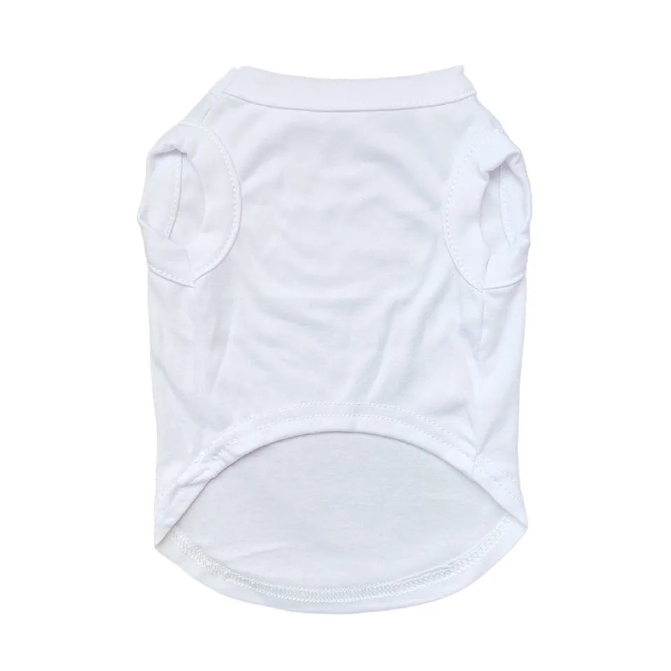 White Colored Beverage Tee. 14 inch neck