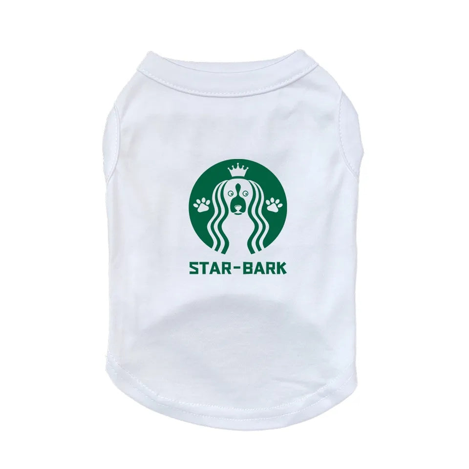 White Colored Beverage Tee. 14 inch neck