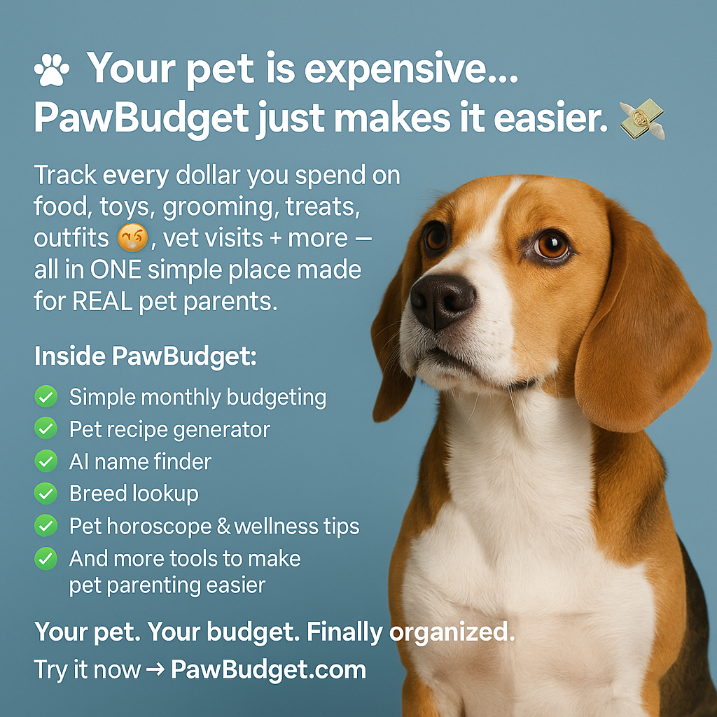 Track Every Treat: How PawBudget Helps Pet Parents Manage Expenses