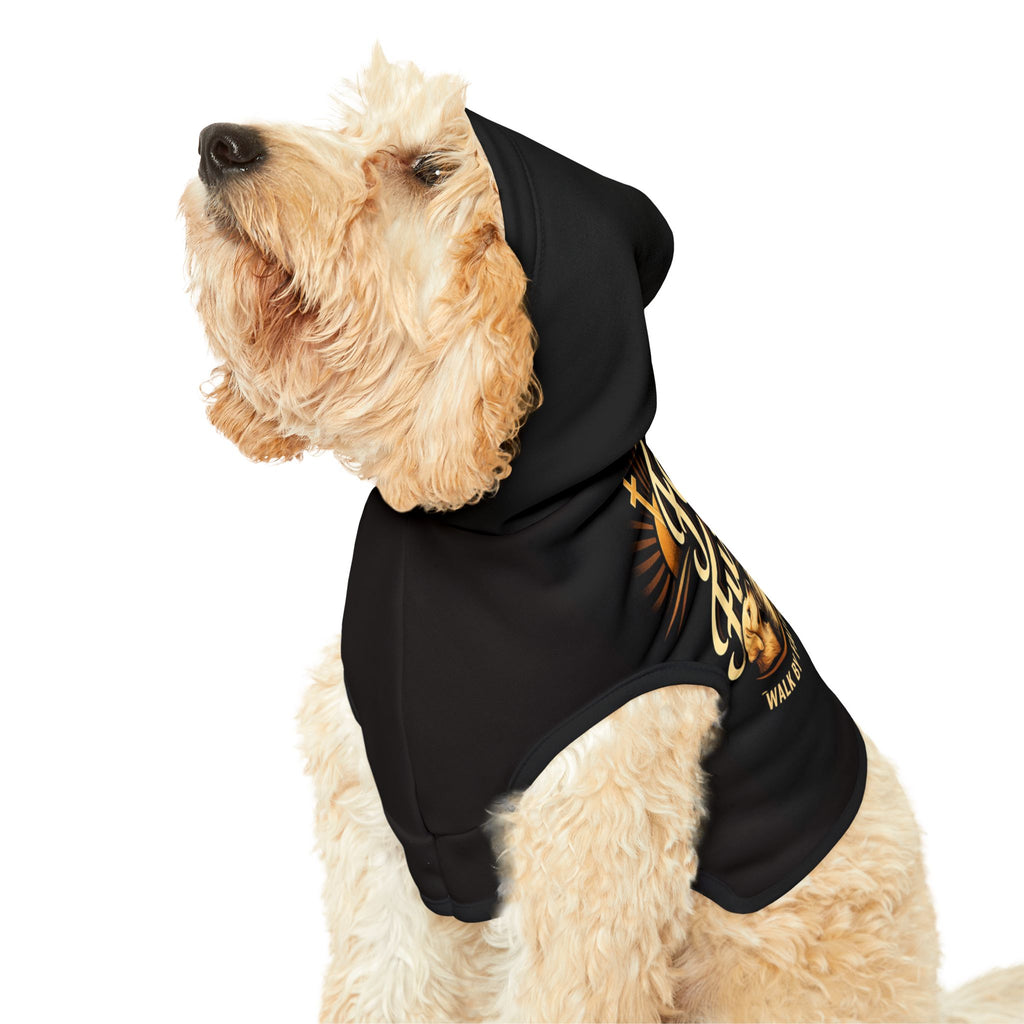 Faith & Furbabies Pet Hoodie — 'Walk by Faith & Paws by Your Side' Dog Hoodie