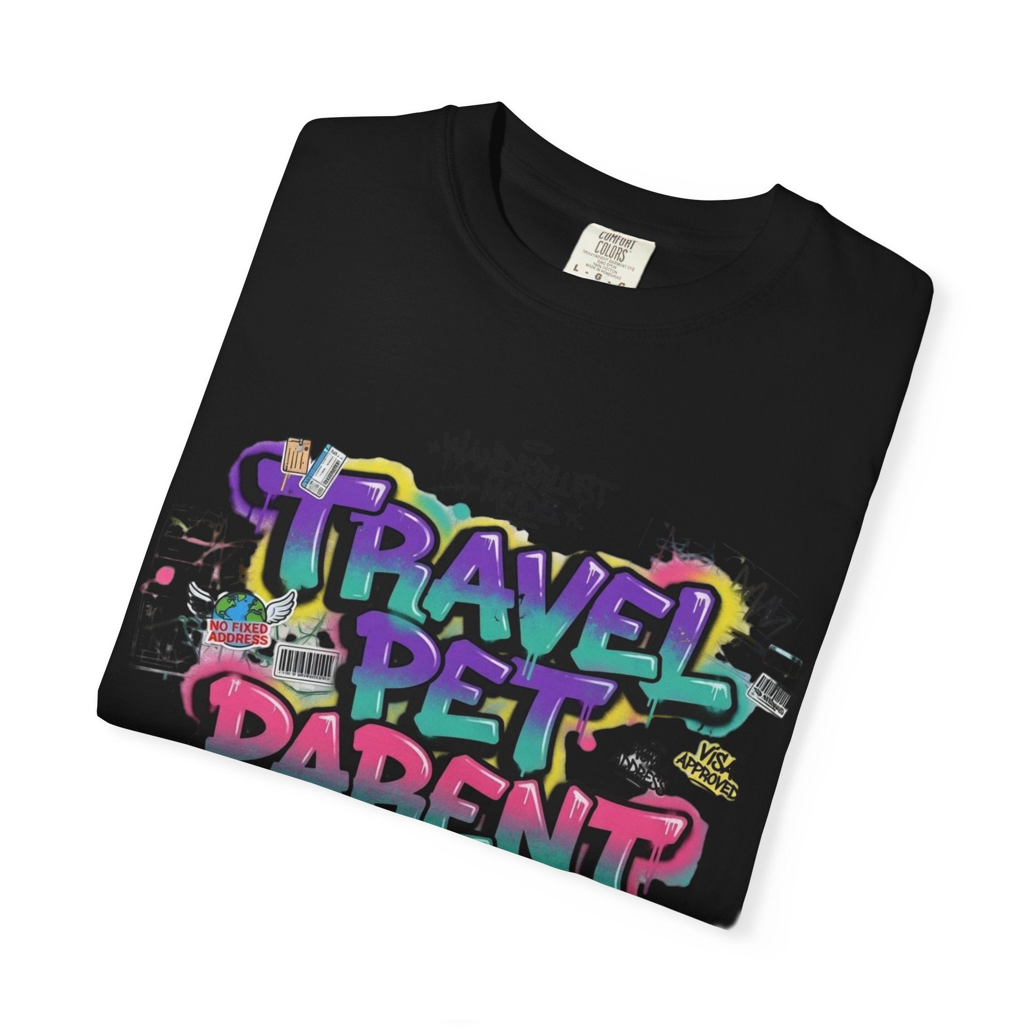 Pet Parent Travel T-Shirt — 'Travel Pet Parent' Design for Dog & Cat Lovers