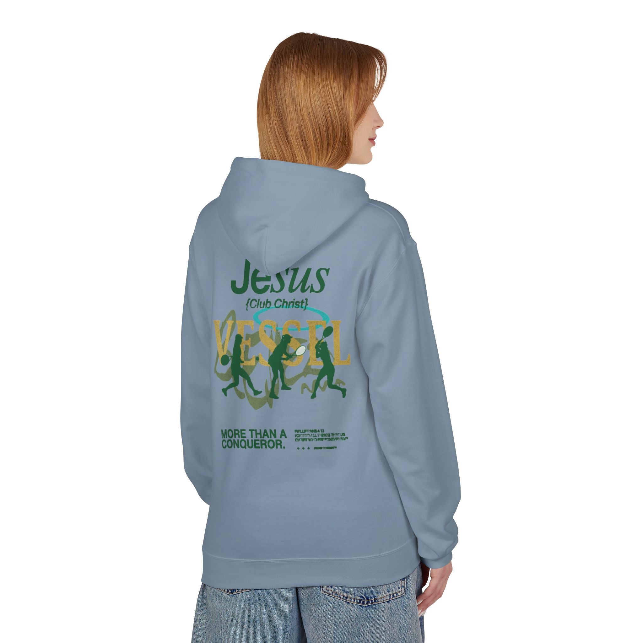 Jesus Athletic Club Hoodie — "Club Jesus" Graphic Hoodie