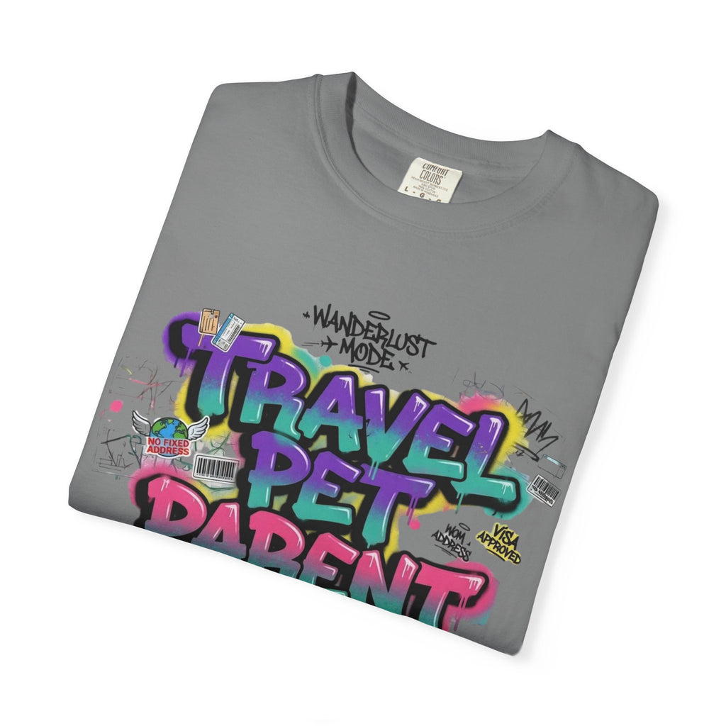 Pet Parent Travel T-Shirt — 'Travel Pet Parent' Design for Dog & Cat Lovers