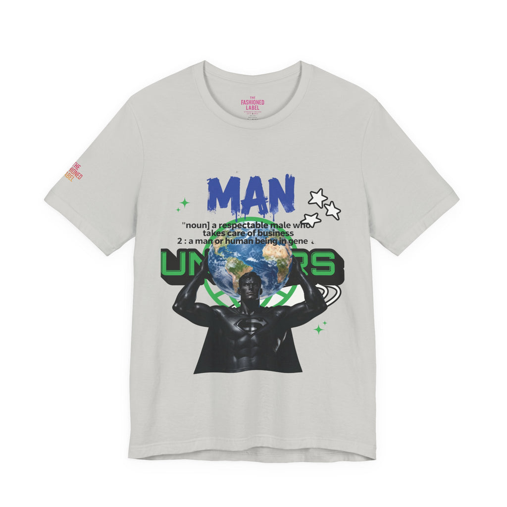 T-Shirt All Man, World on His Shoulders Trend Gift