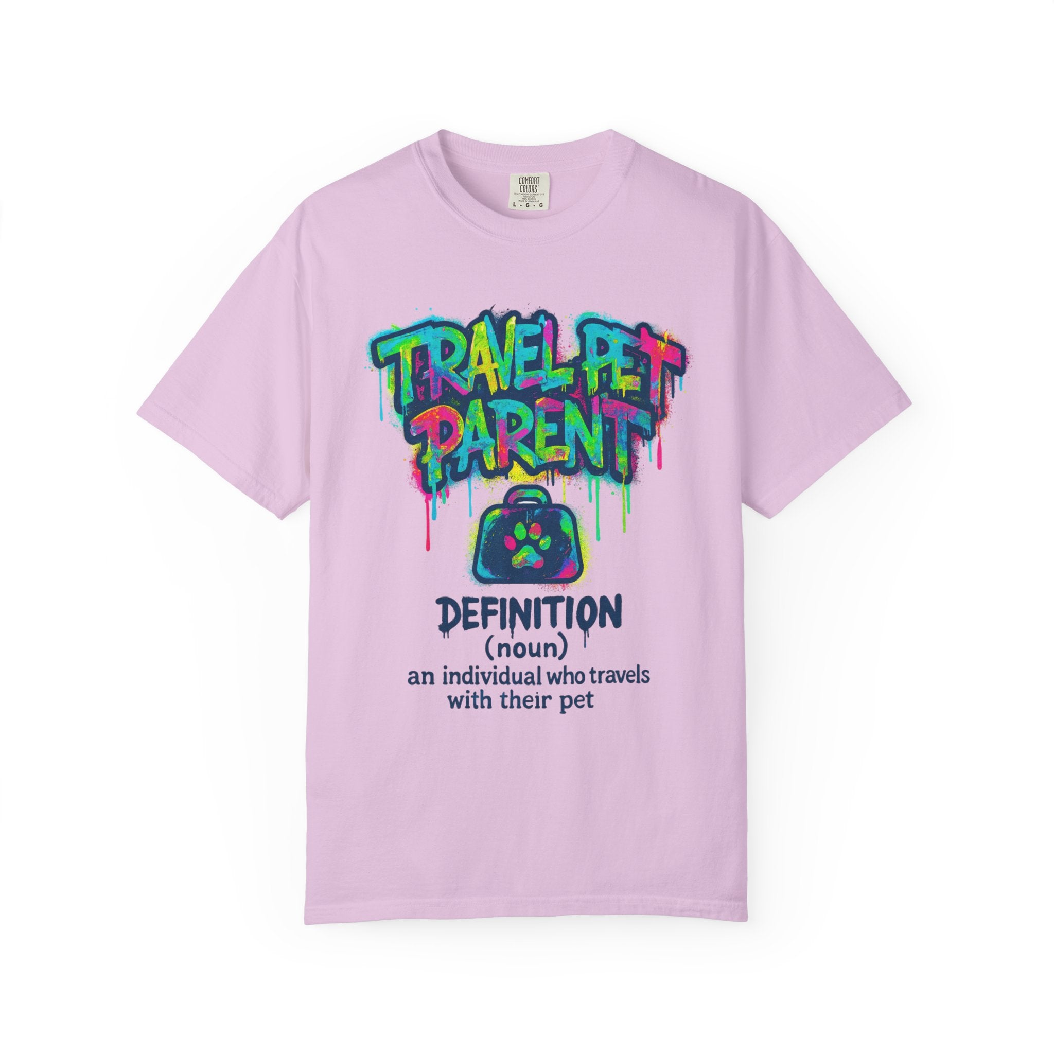 Travel Pet Parent T-shirt — Graffiti Design