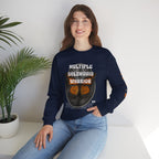 Orange Butterflies Multiple Sclerosis Awareness Sweatshirt