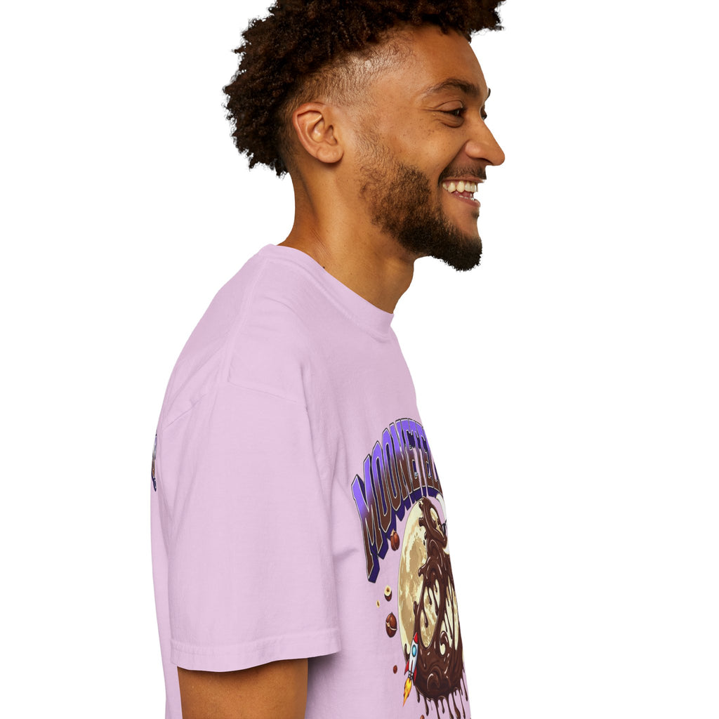 Moonetella T-Shirt — Retro Space Chocolate Moon Graphic Tee (Artemis II Mission Tribute)