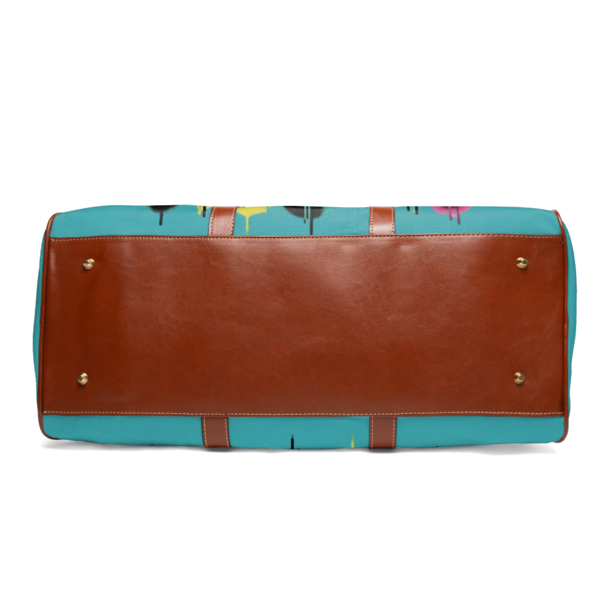 Graffiti 'Travel, Pet, Repeat' Waterproof Travel Bag