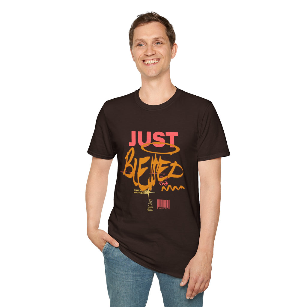 Just Blessed T-Shirt — Casual Inspirational Graphic Tee