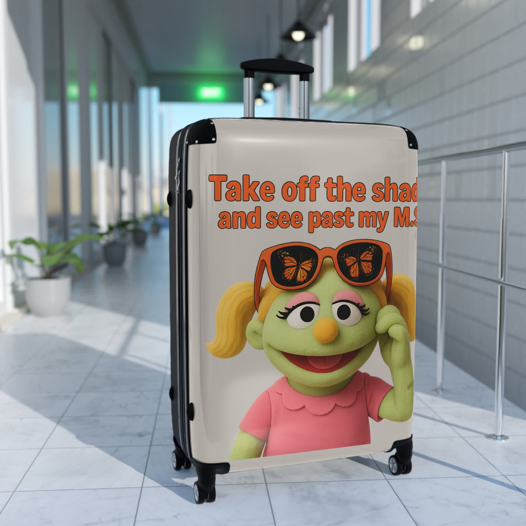 Suitcase - "I've Got a Story to Tell" Butterflies Travel Luggage Cover