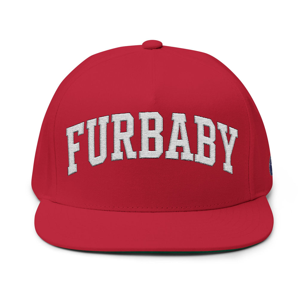 Dog Parent Goals Flat Bill Cap — Embroidered Pet Lover Snapback