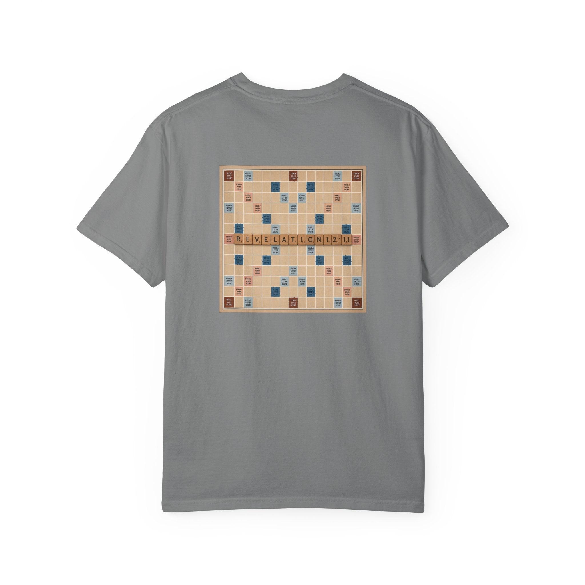 Unisex Garment-Dyed T-Shirt - Scrabble Revelations Game Board Set Gift