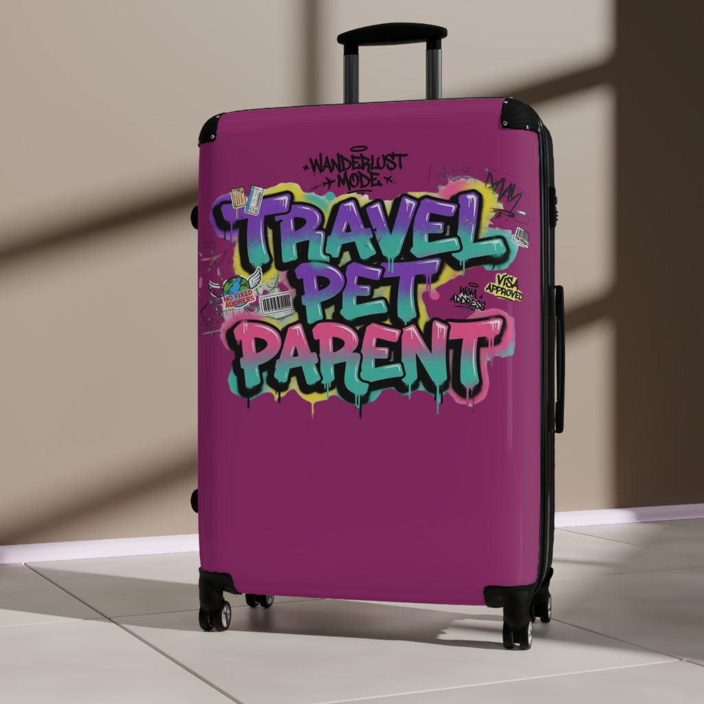 Pet Parent Travel Suitcase — 'Travel Pet' Luggage for Pet Owners