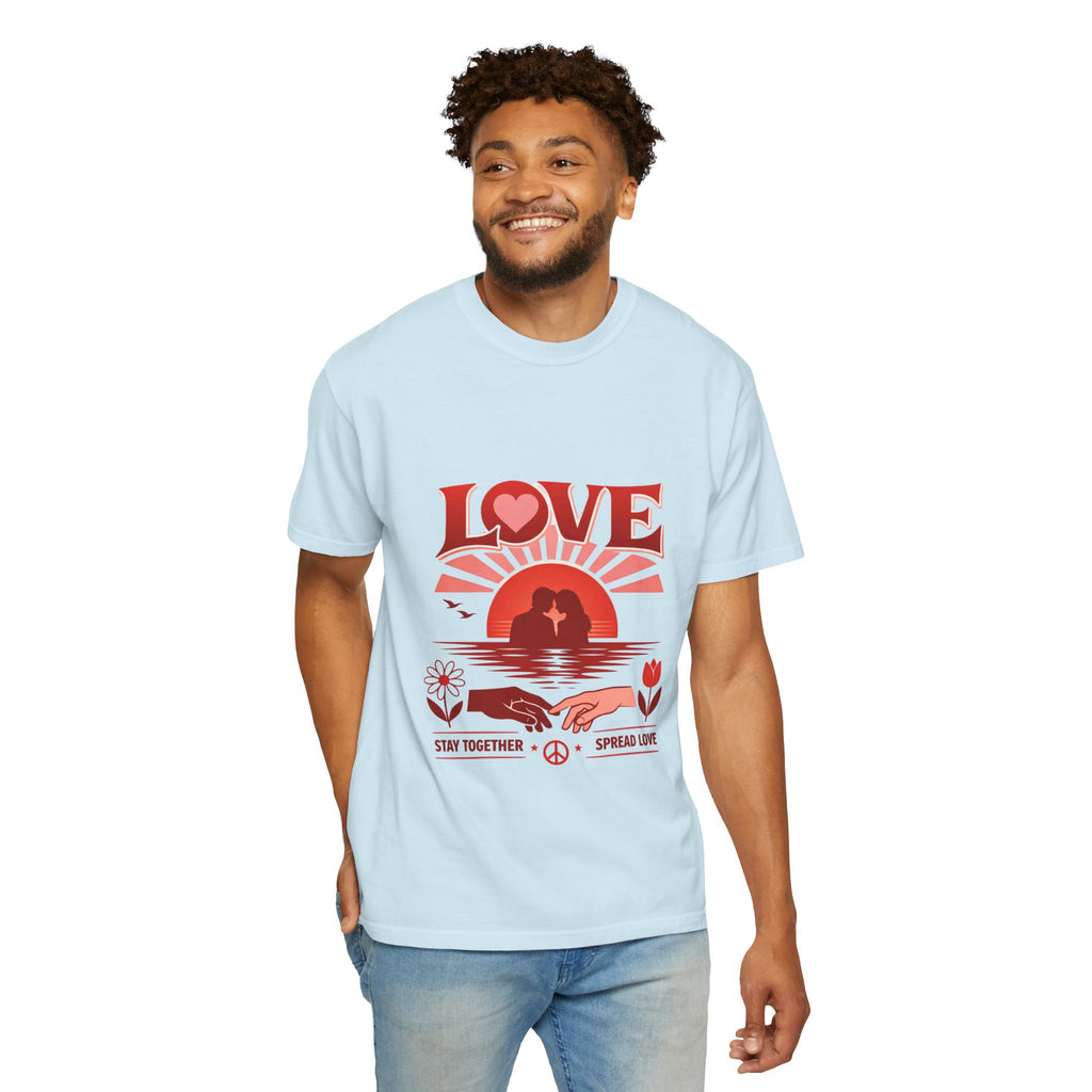 Love Graphic T‑Shirt — 'Stay Together, Spread Love' Retro
