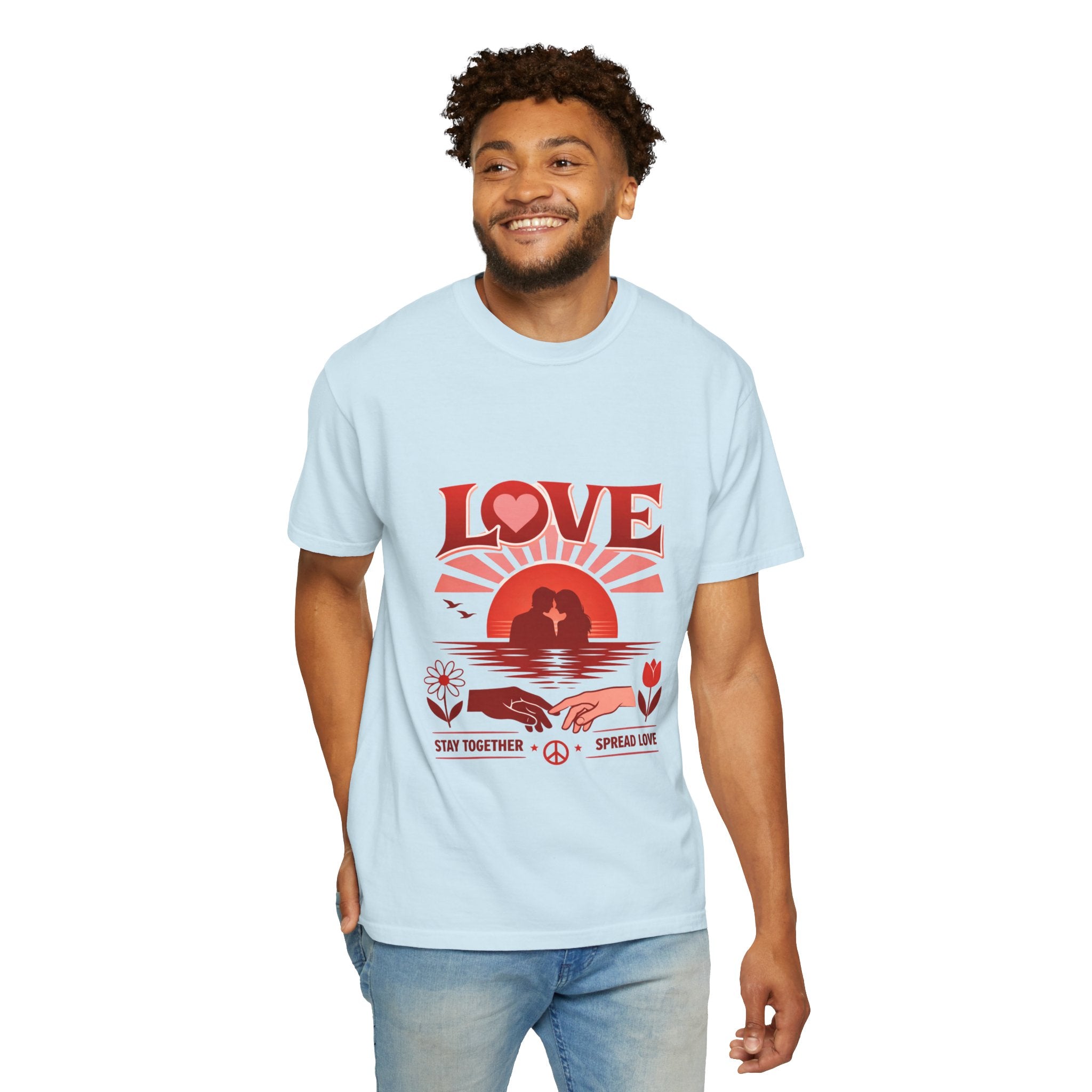 Love Graphic T‑Shirt — 'Stay Together, Spread Love' Retro