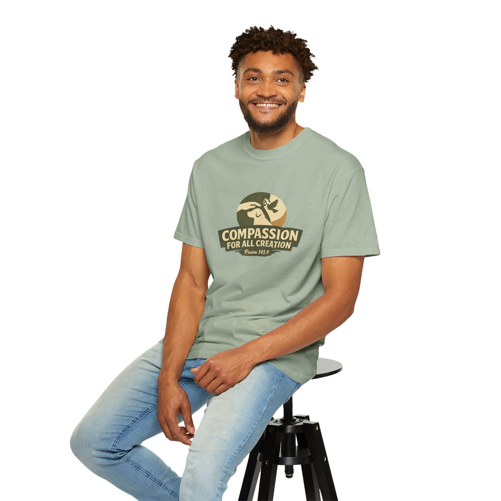 Compassion for All Creation T-Shirt — Psalm 145:9 Christian Graphic Tee,  Matching Pet Apparel Available