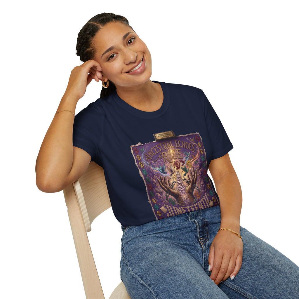 Juneteenth Distressed T-Shirts | Black History & Freedom Pride Tees (Set of 3 Designs)Matching Pet Apparel