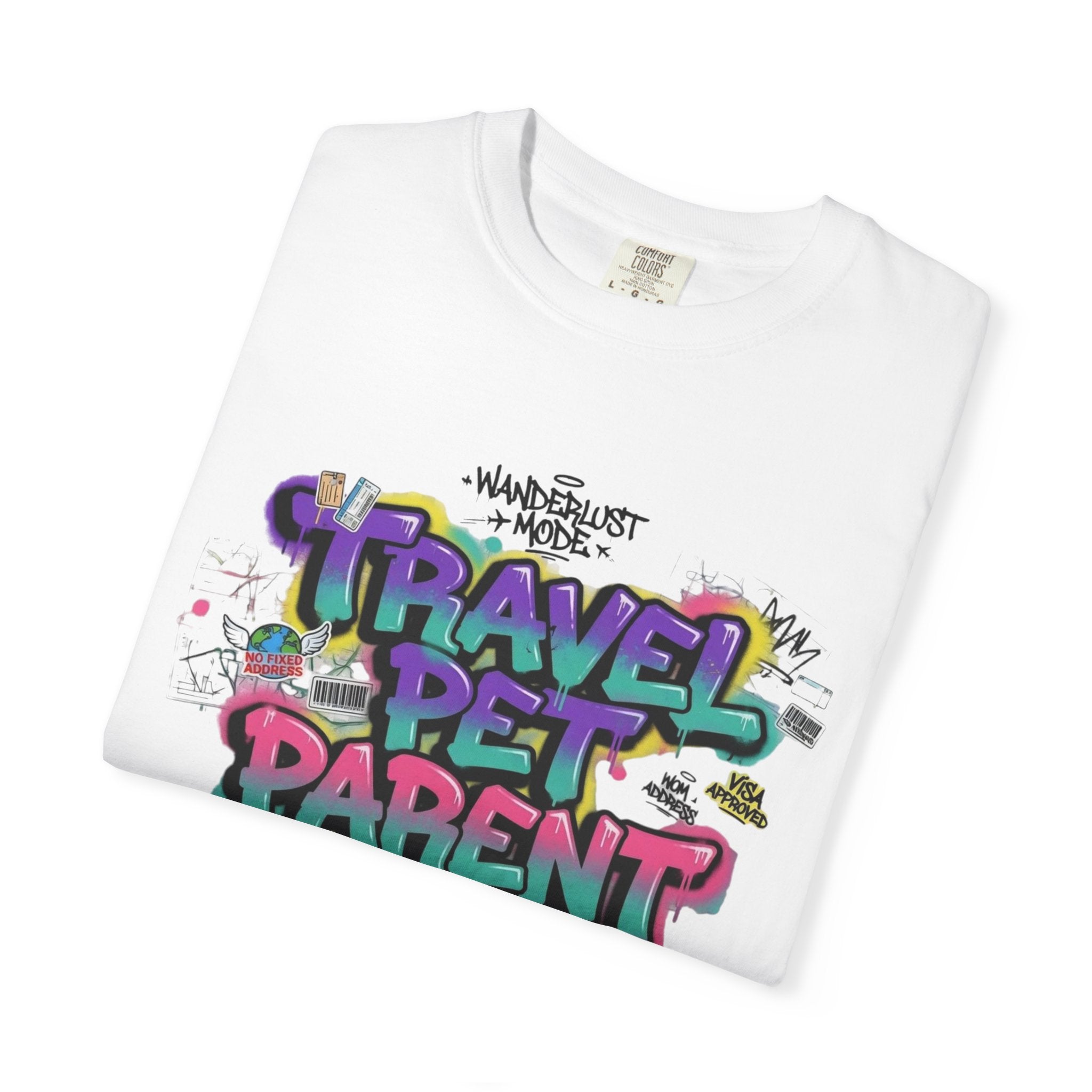 Pet Parent Travel T-Shirt — 'Travel Pet Parent' Design for Dog & Cat Lovers