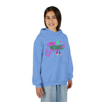 Youth Hoodie — “Little Vessels” Princess Christian Kids Sweatshirt (Mark 9:23, All Things Possible)