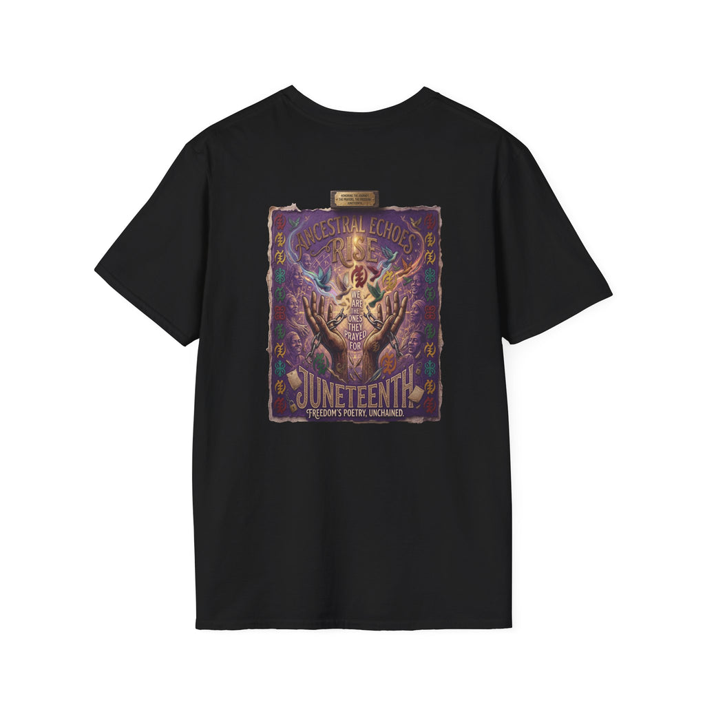 Juneteenth Distressed T-Shirts | Black History & Freedom Pride Tees (Set of 3 Designs)Matching Pet Apparel