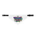 Travel Pet Clip-On Bandana – Colorful Graffiti Dog & Cat Accessory matchingt