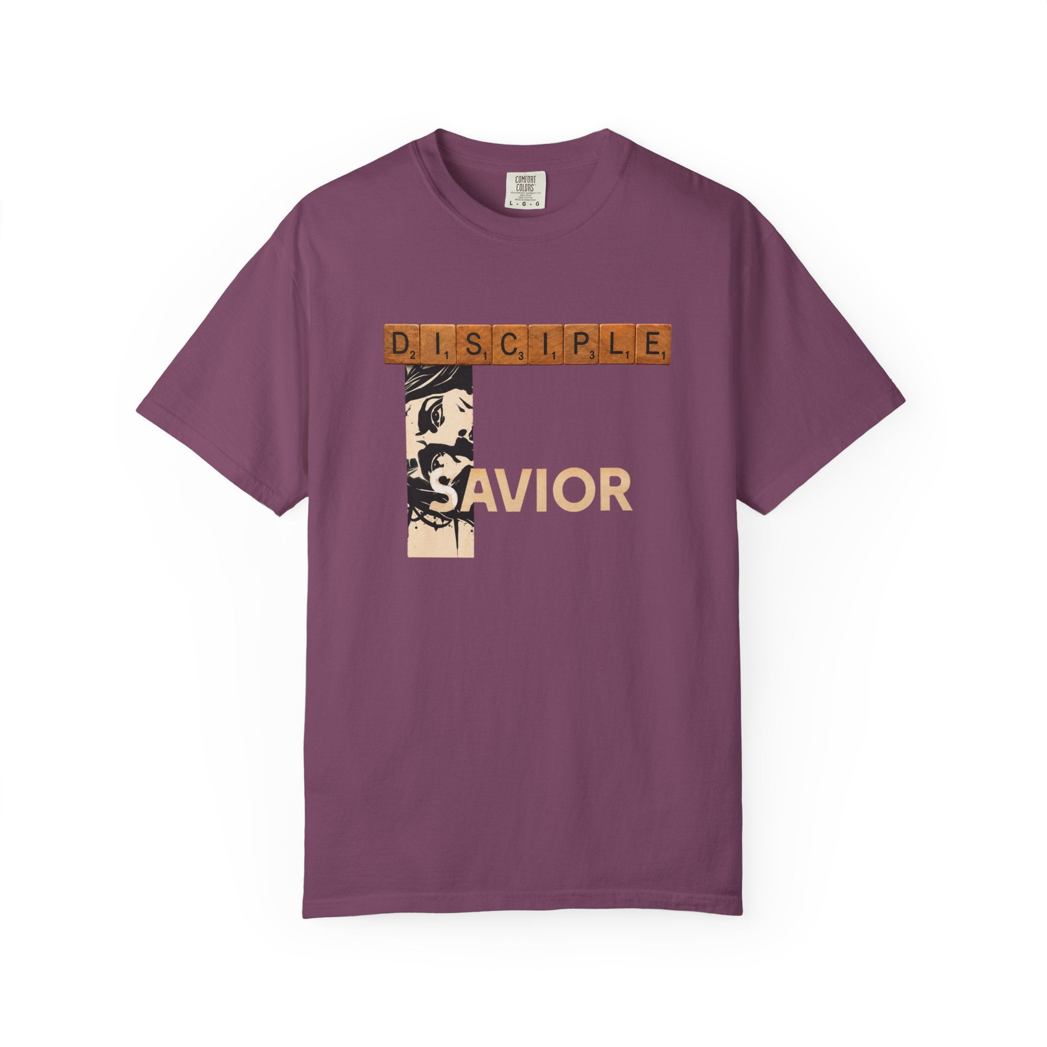 Unisex Garment-Dyed T-Shirt - Scrabble Revelations Game Board Set Gift
