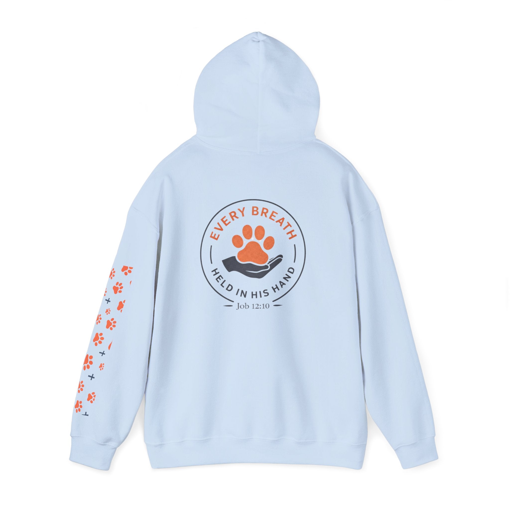 The Faith hoodie, along with coordinating pet hoodies and bandanas, are currently available.