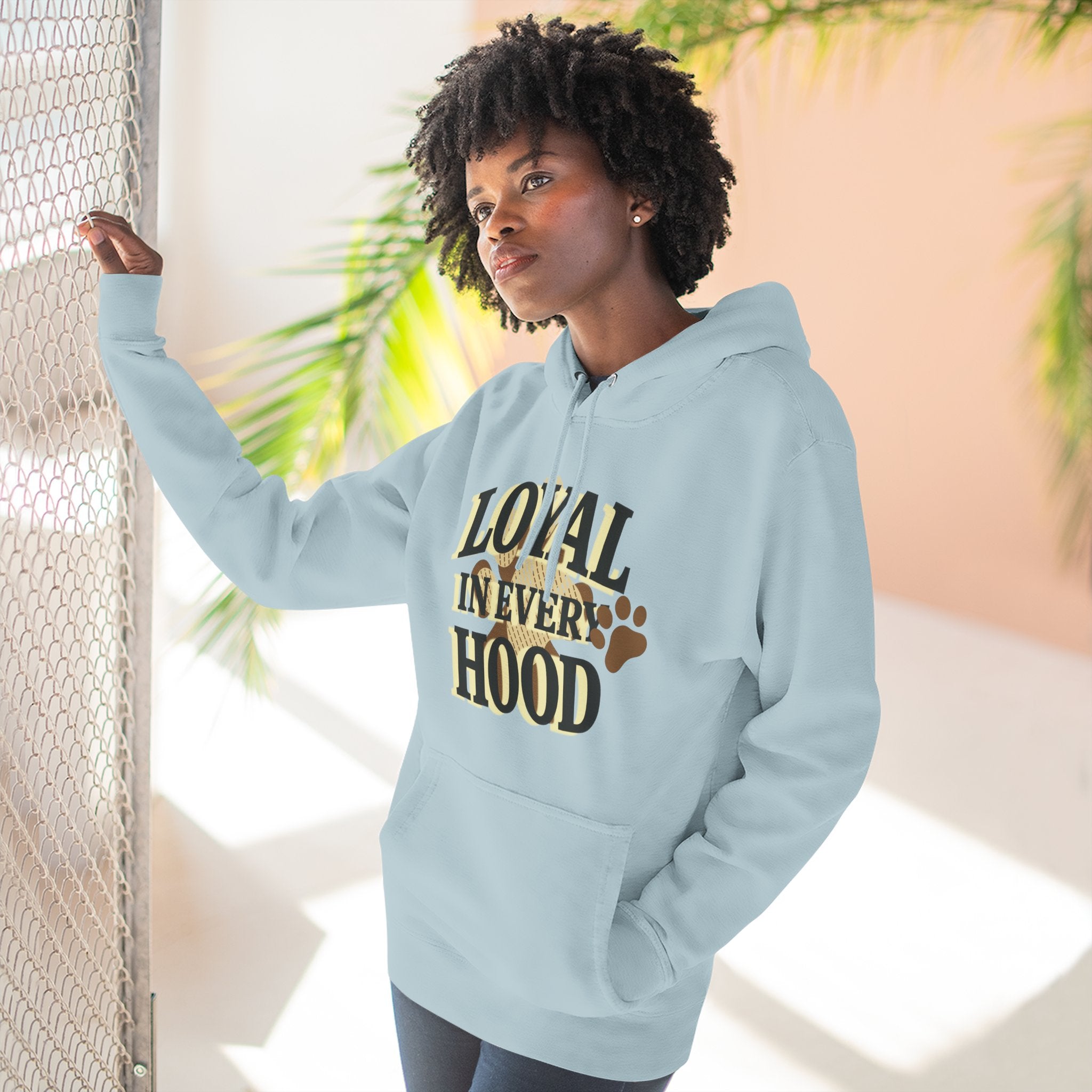 "Loyal in Every Hood" Fleece Three-Panel Hoodie
