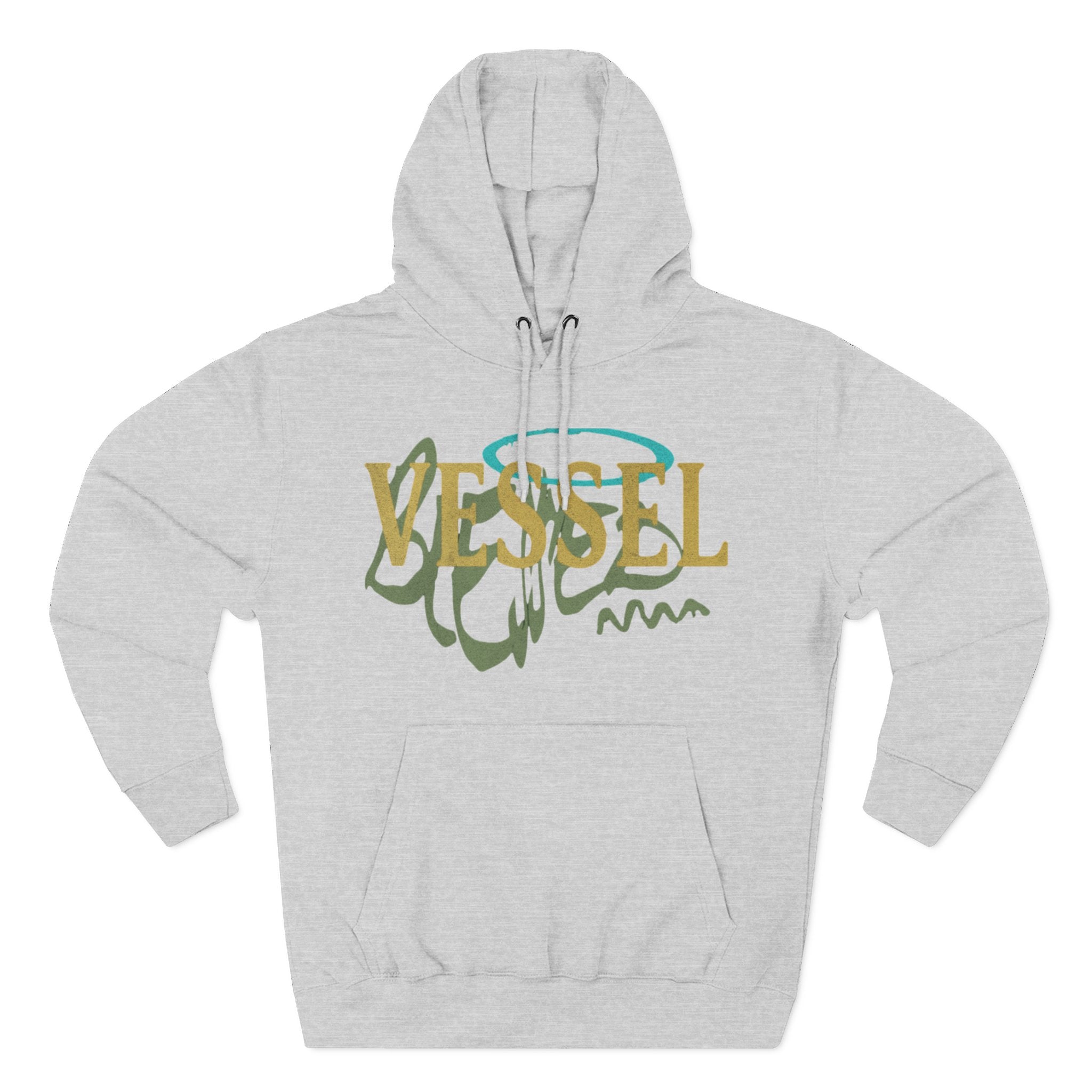 Vessel, Inspirational Three-Panel Fleece Hoodie -