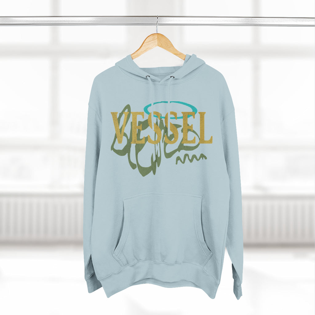 Vessel, Inspirational Three-Panel Fleece Hoodie -