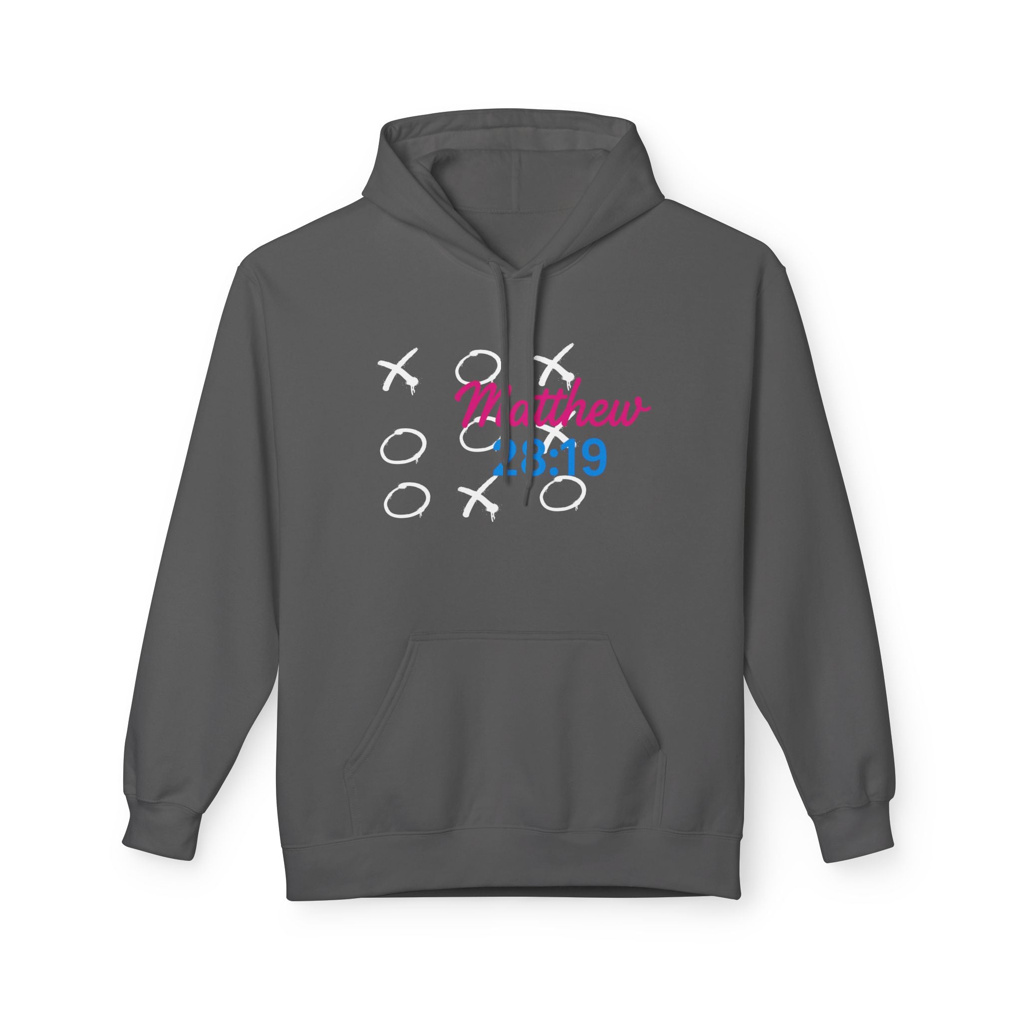 Tic Tac Toe Trinity Hoodie - God Jesus Holy Spirit