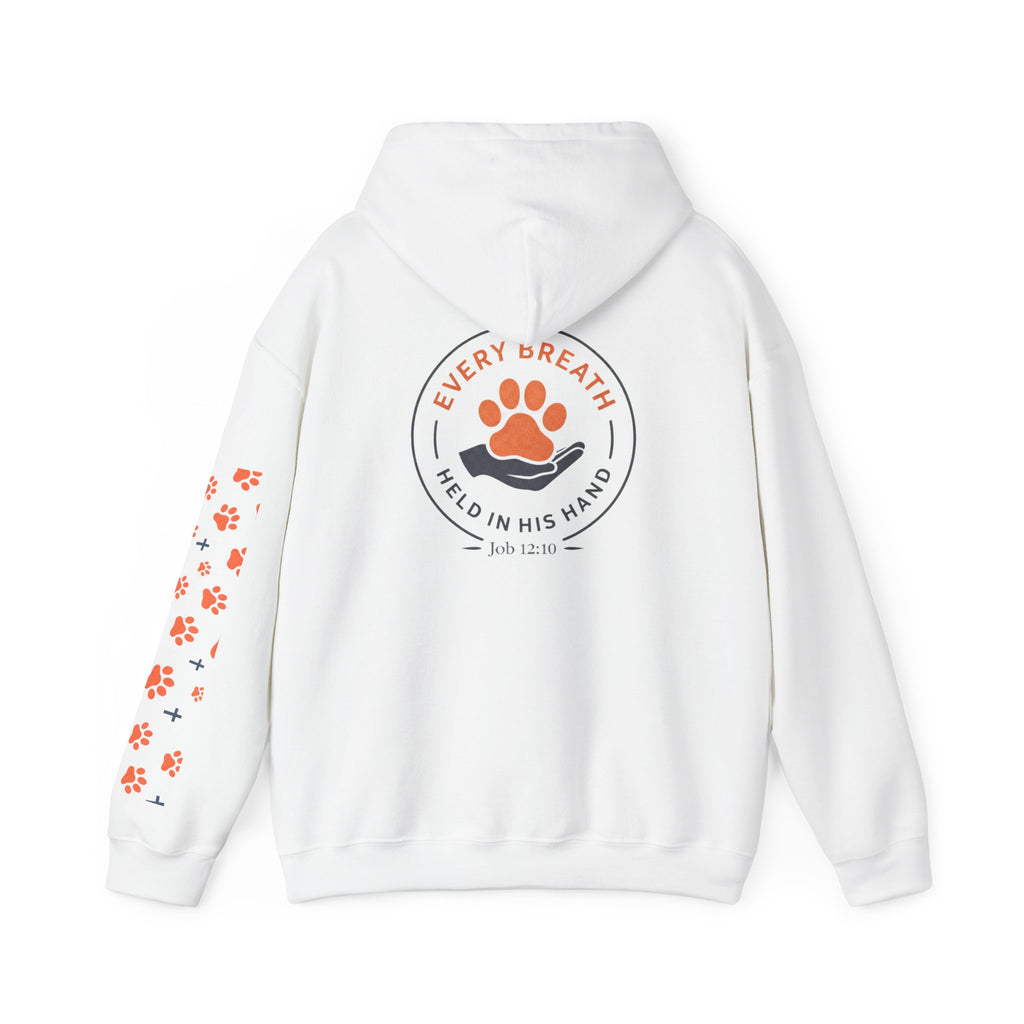 The Faith hoodie, along with coordinating pet hoodies and bandanas, are currently available.