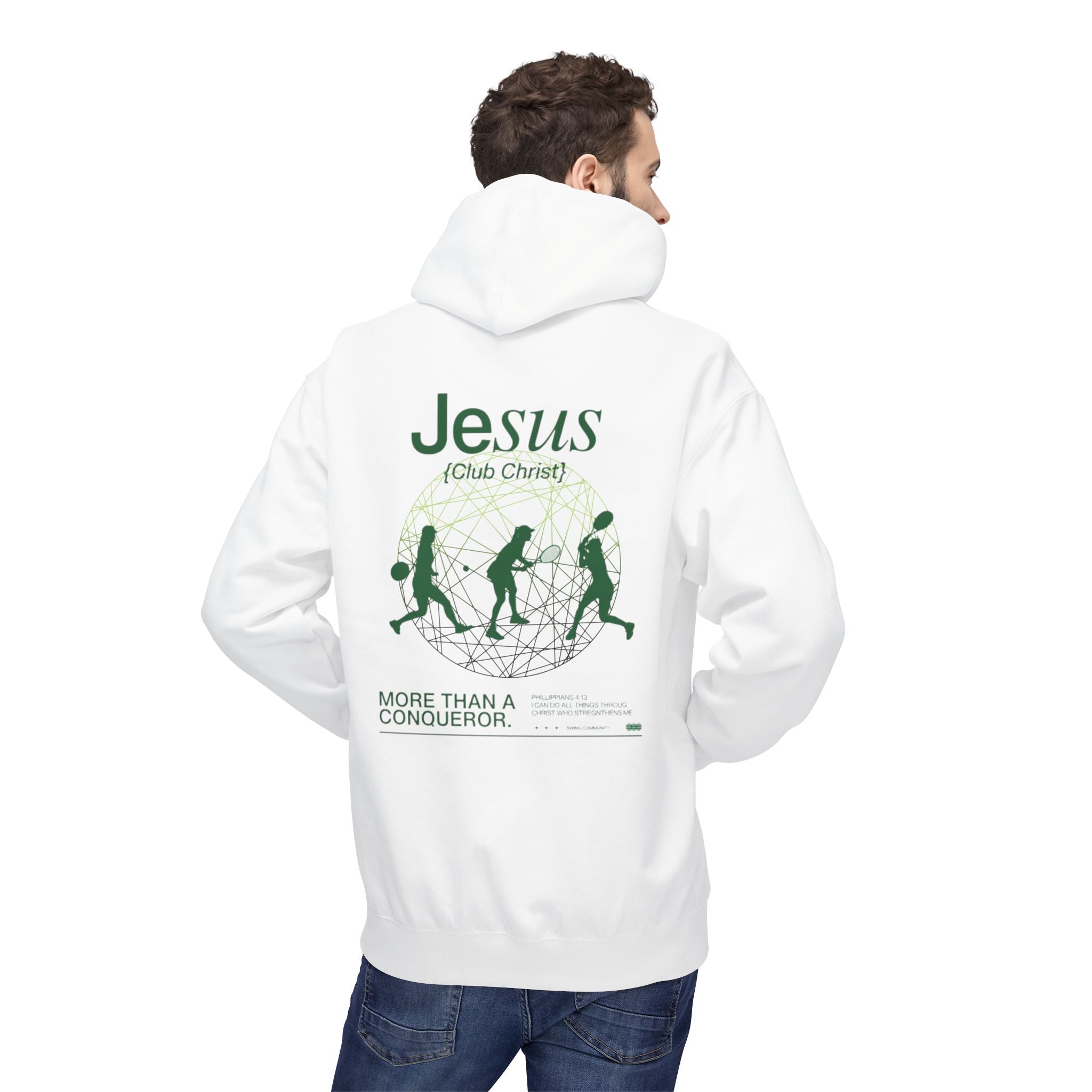 Jesus Athletic Club Hoodie — Faith Graphic Hoodie
