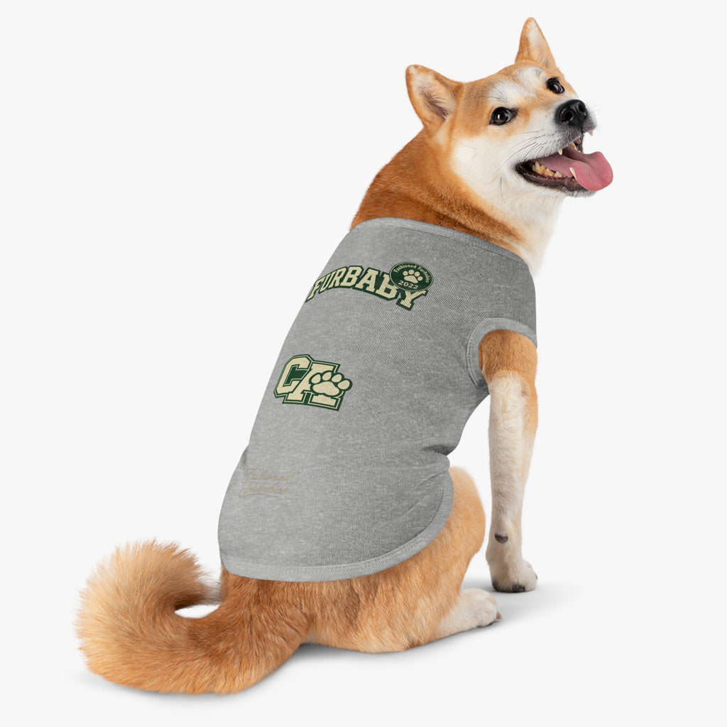California Furbaby Varsity Pet Tank Top – Retro Collegiate Paw Club Dog Shirt
